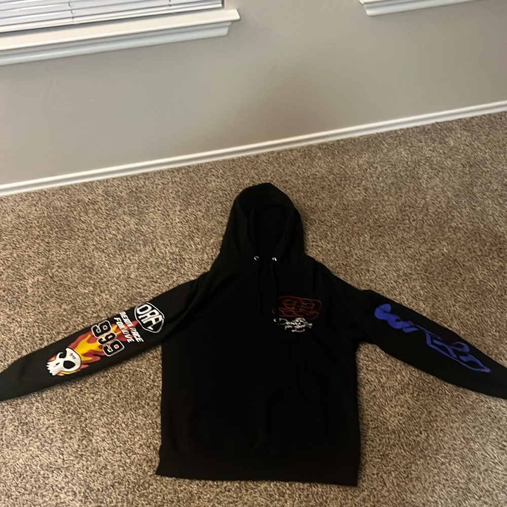 Juice WRLD DR4L 999 HOODIE BLACK